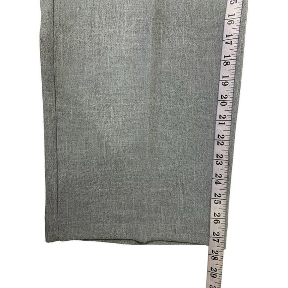 Alfred Dunner Women's Light Grey Casual Pants - Picture 6 of 7